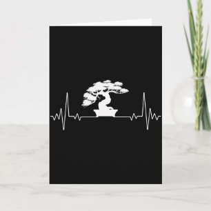 Coole Bonsai-Kunst für Männer Frauen Beschneiden J Karte