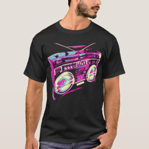 Coole Boombox Retro Stereo T-Shirt