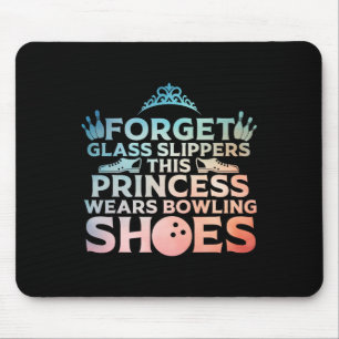 Coole Bowling Art for Women Girls Kinder Bowler Ta Mousepad
