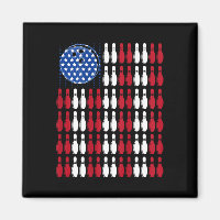 Coole Bowling Bowler Men Women Team American Flag 