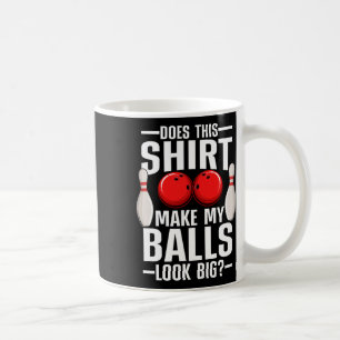 Coole Bowling-Gestaltung für Männer Frauen Bowling Kaffeetasse