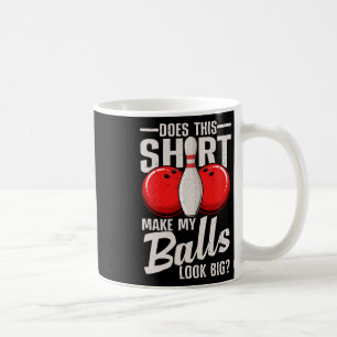 Coole Bowling-Gestaltung für Männer Frauen Bowling Kaffeetasse