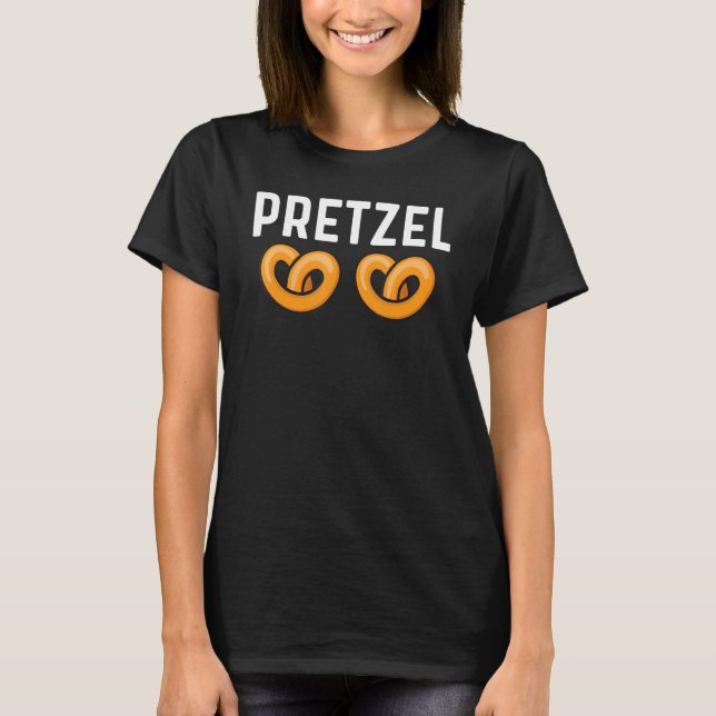 Coole Bretzelkunst für Männer Frauen Gebackenes Br T-Shirt (Vorderseite)
