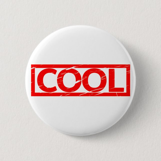 Coole Briefmarke Button (Vorderseite)