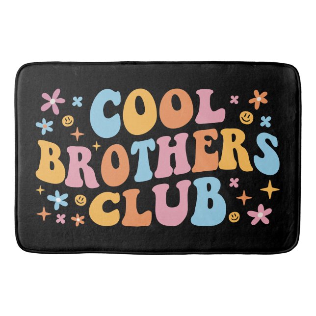 Coole Brüder Club III Badematte (Vorderseite)