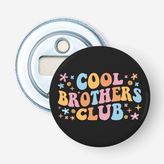 Coole Brüder Club III Flaschenöffner (Vorderseite)
