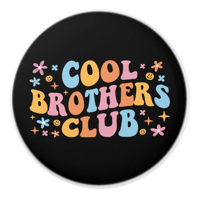 Coole Brüder Club III Keramikknauf (Vorderseite)