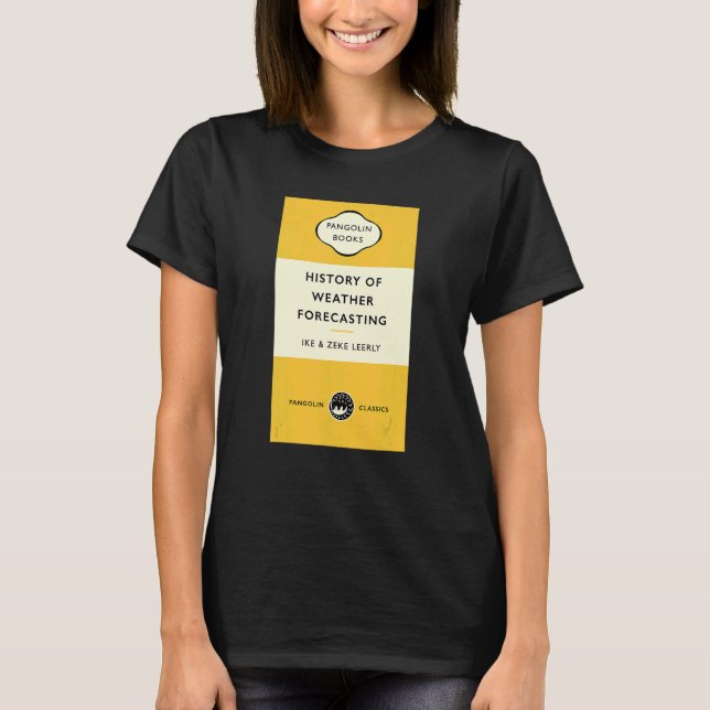 Coole Buchübersicht Wettervorhersagen T-Shirt (Vorderseite)
