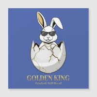 Coole Bunny-Sonnenbrille Golden King Lustiger Hase