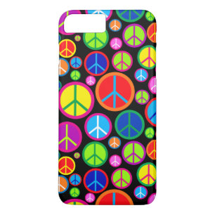 Coole bunte Groovy Friedenssymbole Case-Mate iPhone Hülle