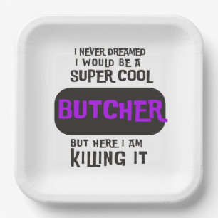 Coole Butcher Pappteller