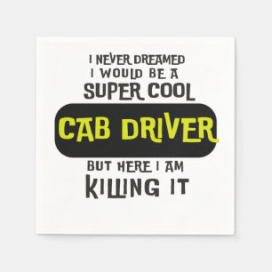 Coole Cab Driver Serviette
