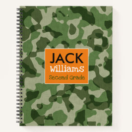 Coole Camouflage Notizbuch