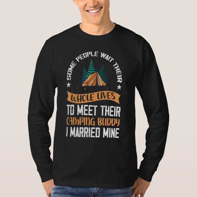 Coole Camping-Budgethilfen für Männer Frauen Husba T-Shirt (Vorderseite)