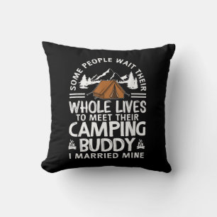 Coole Camping-Kumpels-Geschenke für Männer Frauen Kissen