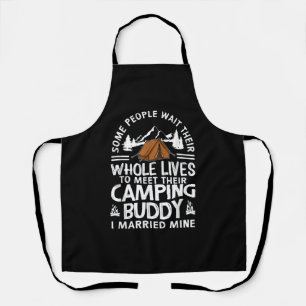 Coole Camping-Kumpels-Geschenke für Männer Frauen Schürze