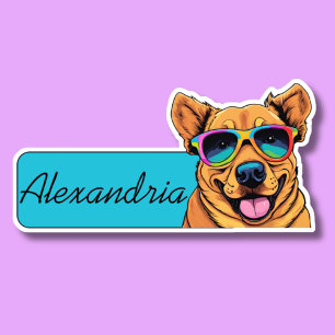 Coole Canine-ID Aufkleber