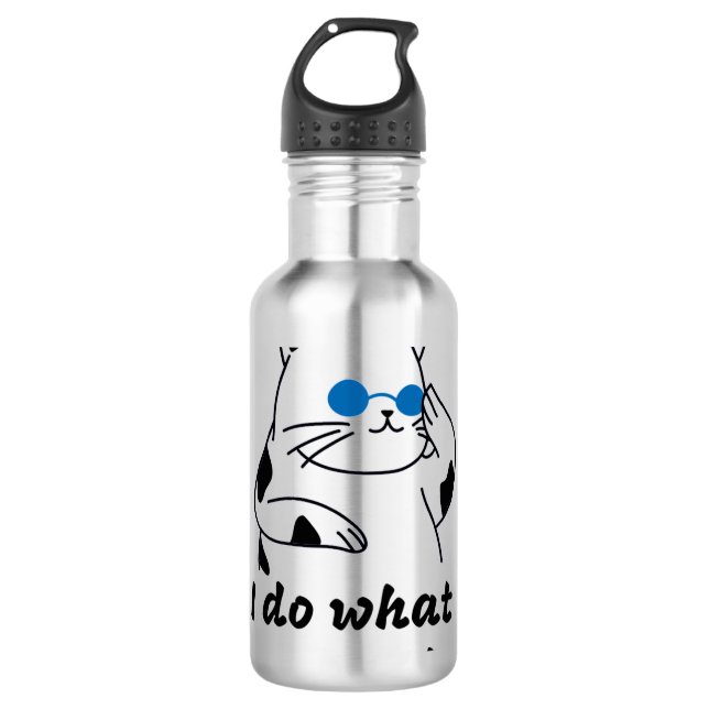COOLE CAT EDELSTAHLFLASCHE (Vorderseite)