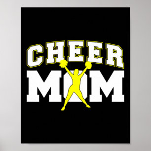 Coole Cheer-Mom-Kunst für Frauen Cheerleader Cheer Poster