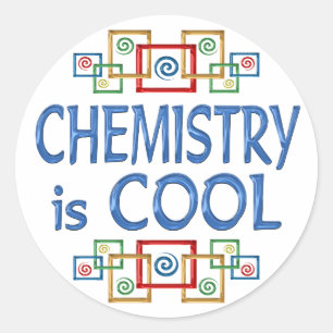 Coole Chemie Runder Aufkleber