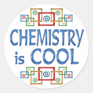Coole Chemie Runder Aufkleber