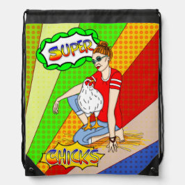 Coole Chicks | Chicken Wall Art Sportbeutel