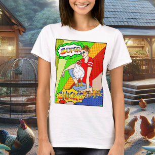 Coole Chicks Chicken Wall Art T-Shirt