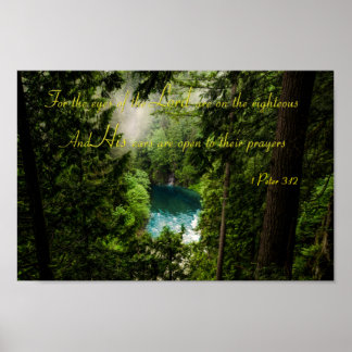 Coole Christliche Bibelzitate Inspiration-Redewend Poster
