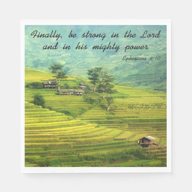 Coole Christliche Bibelzitate Inspiration-Redewend Serviette (Vorderseite)
