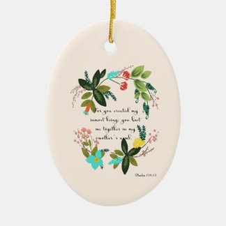 Coole christliche Kunst - Psalm-139:13 Keramikornament