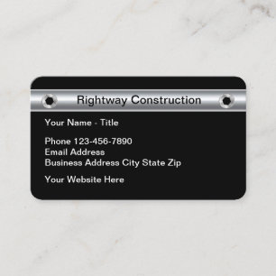 Coole Construction Remodeling einfache Visitenkart Visitenkarte