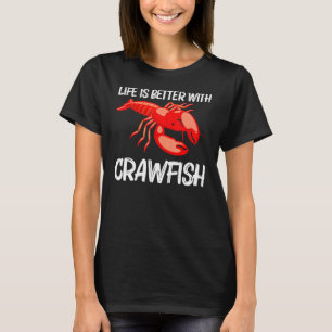 Coole Crawfish Kunst für Männer Hummer Crawdad Bo T-Shirt