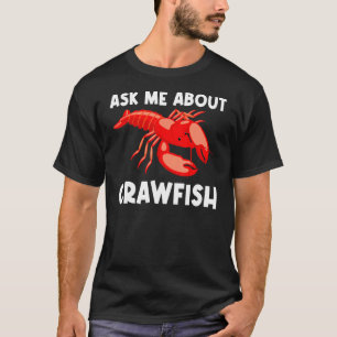 Coole Crawfish Kunst für Männer Hummer Crawdad Bo T-Shirt