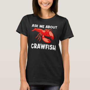 Coole Crawfish Kunst für Männer Hummer Crawdad Bo T-Shirt