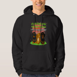 Coole Dackel Dackel Hund Niedlich Warum ich Hunde Hoodie