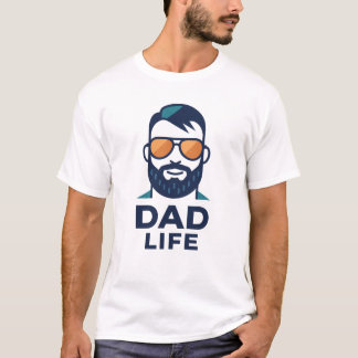 Coole Dad-Sonnenbrille Stil T-Shirt