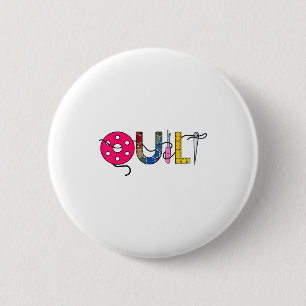 Coole Damen-Quilt-Strick-Näh-Hobby-Crafter-Gi Button