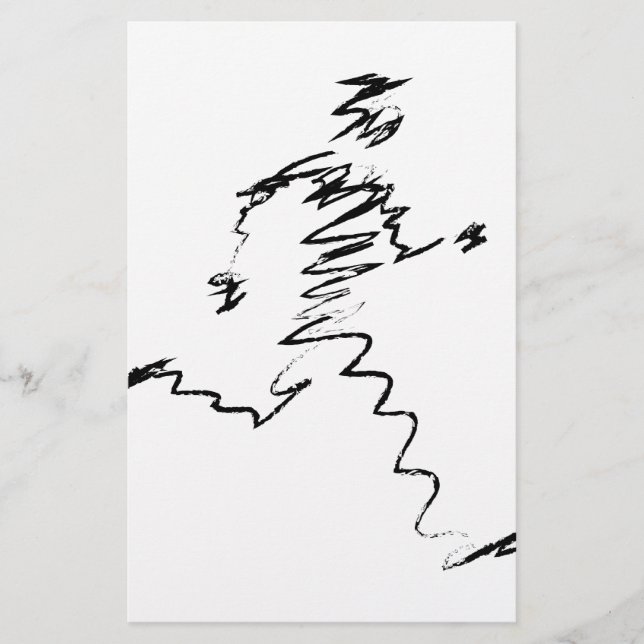 Coole Darstellung Briefpapier (Vorderseite)