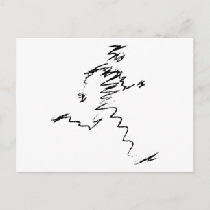 Coole Darstellung Postkarte