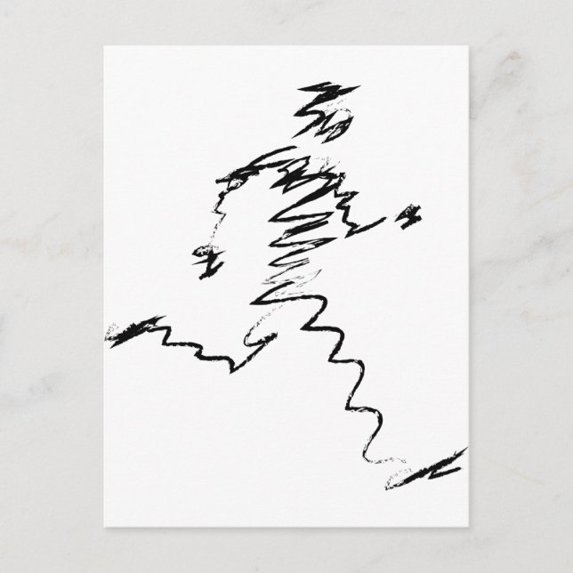 Coole Darstellung Postkarte (Vorderseite)