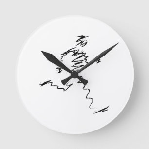 Coole Darstellung Runde Wanduhr