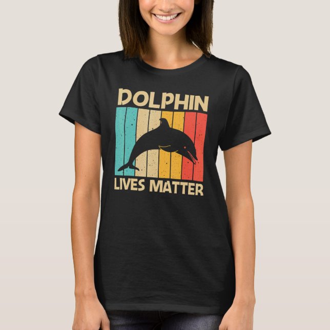 Coole Delphin für Männer Delphine Delphine Beluga  T-Shirt (Vorderseite)