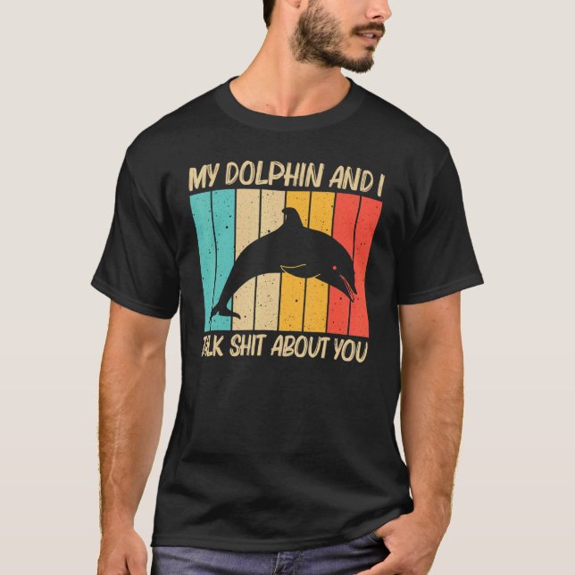 Coole Delphin für Männer Delphine Delphine Beluga  T-Shirt (Vorderseite)