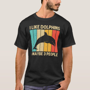 Coole Delphin für Männer Delphine Delphine Beluga  T-Shirt