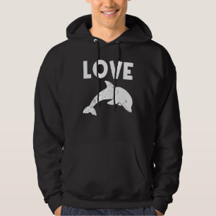 Coole Delphin für Männer Frauen Bottlenose Delphin Hoodie