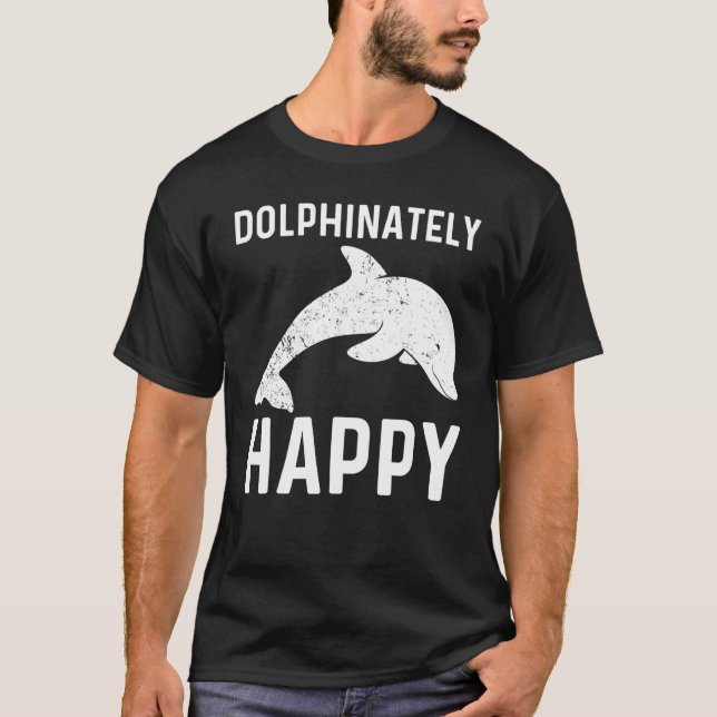 Coole Delphin für Männer Frauen Bottlenose Delphin T-Shirt (Vorderseite)