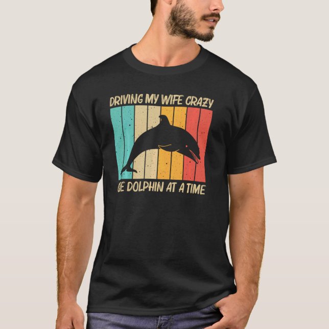 Coole Delphin für Männer Vater Delphine Beluga Wha T-Shirt (Vorderseite)