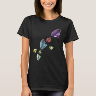 Coole Diamantformschmuck Sparkle Bling Graphic T-Shirt