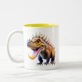 Coole Dinosaurier-Kid-Tasse Zweifarbige Tasse