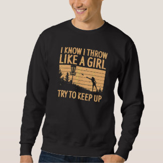 Coole Disc Golf Für Frauen Mädchen Disc Golf Spiel Sweatshirt